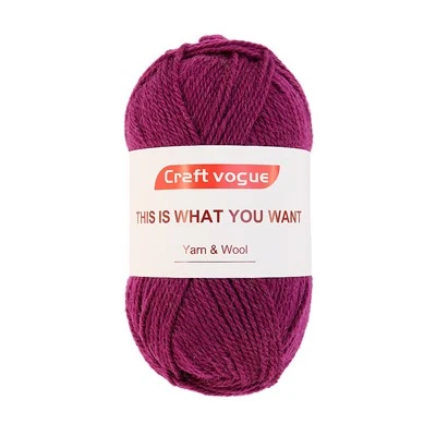 Шерстяная пряжа для вязания Aran Weight