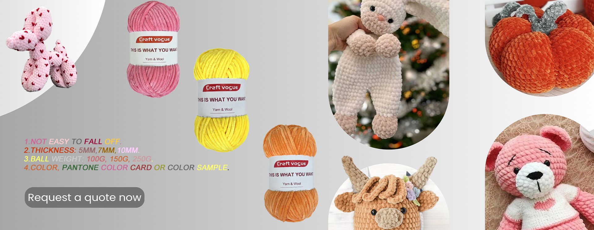 Chenille Velvet Yarn